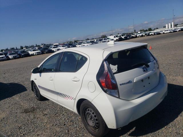 JTDKDTB36F1580508 - 2015 TOYOTA PRIUS C WHITE photo 2