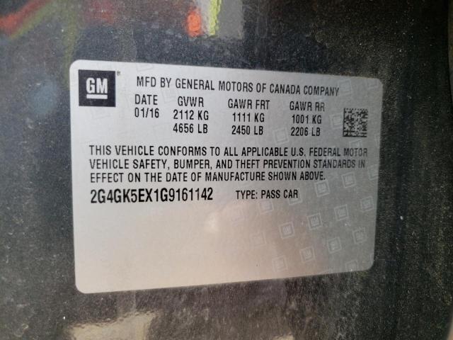 2G4GK5EX1G9161142 - 2016 BUICK REGAL 灰色 照片 12