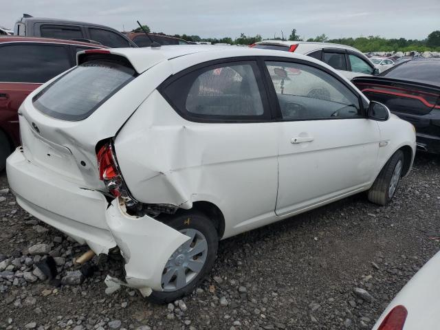 KMHCM36C37U014543 - 2007 HYUNDAI ACCENT GS WHITE photo 3