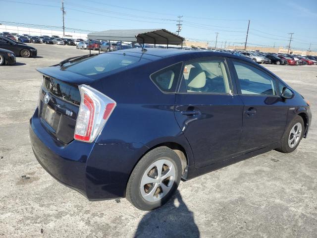 JTDKN3DU6F1910490 - 2015 TOYOTA PRIUS BLUE photo 3