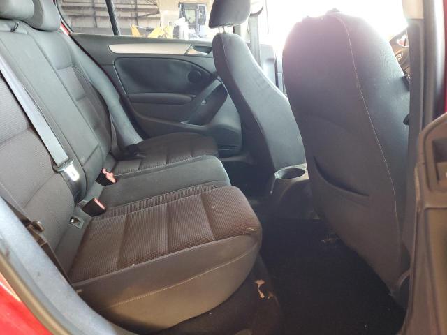 WVWDA7AJ8BW029048 - 2011 VOLKSWAGEN GOLF RED photo 10