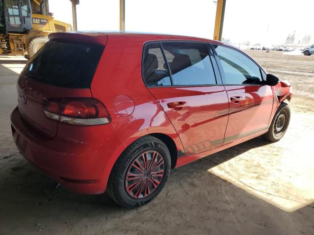 WVWDA7AJ8BW029048 - 2011 VOLKSWAGEN GOLF RED photo 3