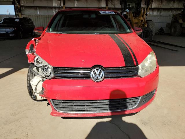 WVWDA7AJ8BW029048 - 2011 VOLKSWAGEN GOLF RED photo 5