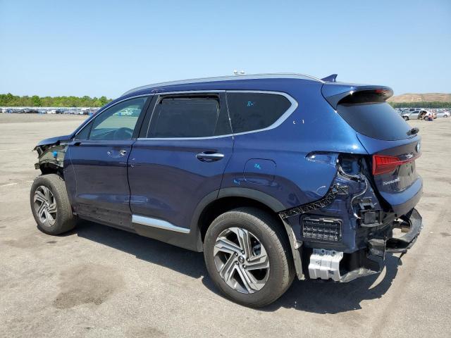 5NMS3DAJ5MH329166 - 2021 HYUNDAI SANTA FE SEL BLUE photo 2