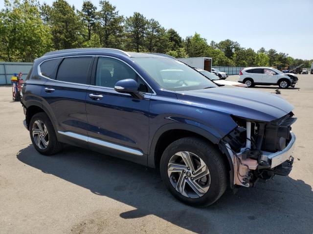 5NMS3DAJ5MH329166 - 2021 HYUNDAI SANTA FE SEL BLUE photo 4