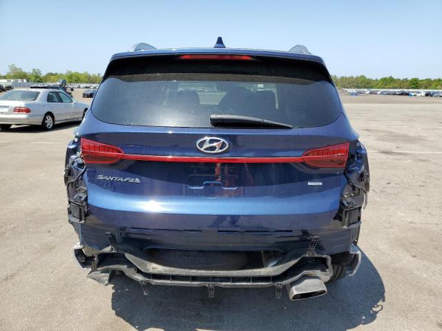 5NMS3DAJ5MH329166 - 2021 HYUNDAI SANTA FE SEL BLUE photo 6