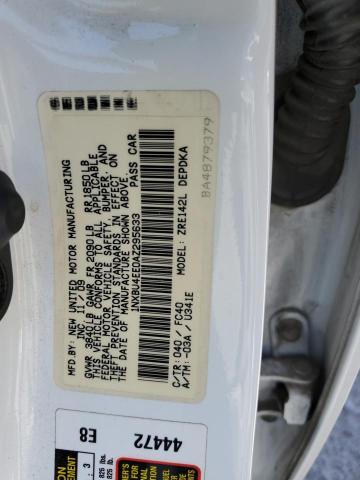 1NXBU4EE0AZ295633 - 2010 TOYOTA COROLLA BASE 白色 照片 12