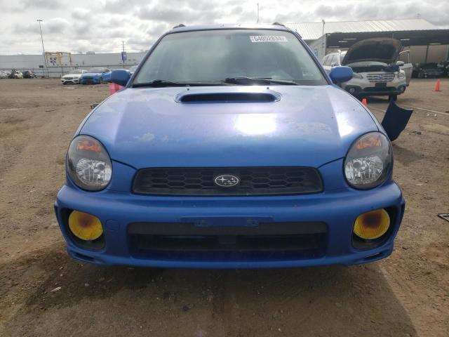 JF1GG29652G819065 - 2002 SUBARU IMPREZA WRX BLUE photo 5