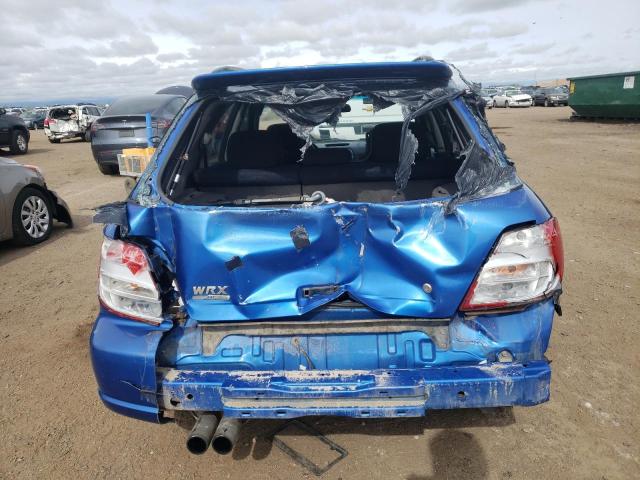 JF1GG29652G819065 - 2002 SUBARU IMPREZA WRX BLUE photo 6