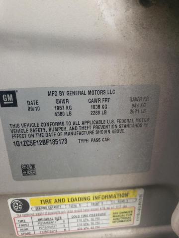 1G1ZC5E12BF185173 - 2011 CHEVROLET MALIBU 1LT GOLD photo 12