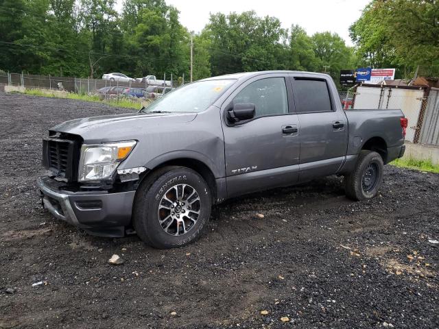 1N6AA1EC2NN104149 - 2022 NISSAN TITAN S GRAY photo 1