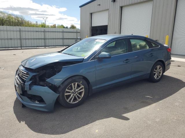 5NPE24AF7FH185847 - 2015 HYUNDAI SONATA SE BLUE photo 1