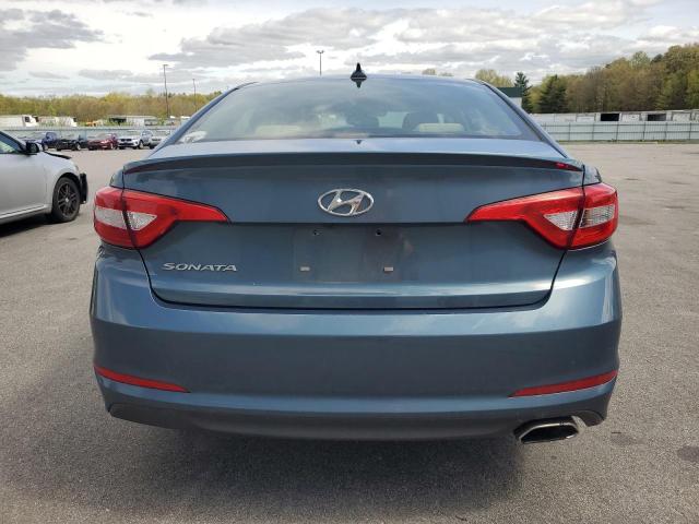 5NPE24AF7FH185847 - 2015 HYUNDAI SONATA SE BLUE photo 6