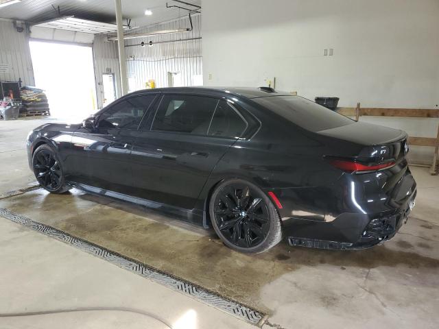 WBY43EJ04RCR86714 - 2024 BMW I7 EDRIVE50 BLACK photo 2