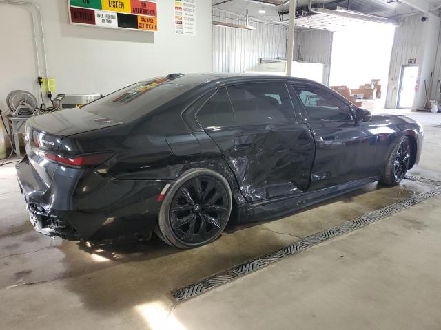 WBY43EJ04RCR86714 - 2024 BMW I7 EDRIVE50 BLACK photo 3