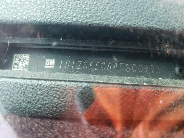 1G1ZC5E06AF300993 - 2010 CHEVROLET MALIBU 1LT 银色 照片 12