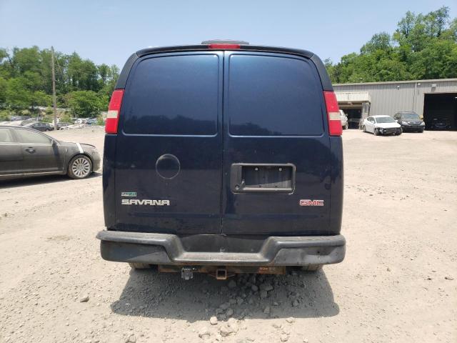 1GT2GTBGXA1175965 - 2010 GMC SAVANA G3500 BLUE photo 6