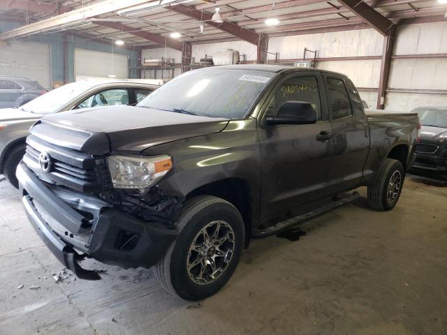 5TFUM5F12EX054403 - 2014 TOYOTA TUNDRA DOUBLE CAB SR/SR5 BLACK photo 1