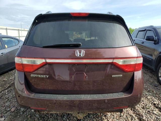 5FNRL5H95CB020331 - 2012 HONDA ODYSSEY TOURING 栗色 照片 6