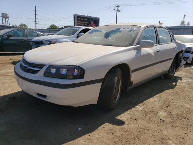 2G1WF55K049441650 - 2004 CHEVROLET IMPALA WHITE photo 1