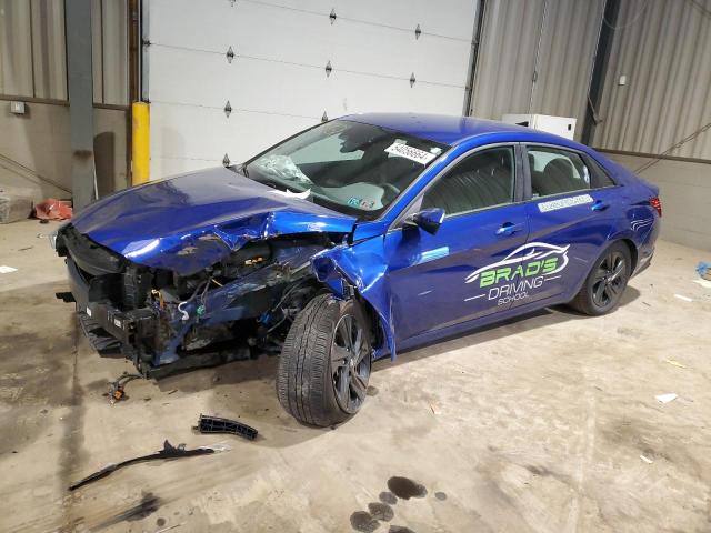 KMHLM4AG8NU323972 - 2022 HYUNDAI ELANTRA SEL BLUE photo 1