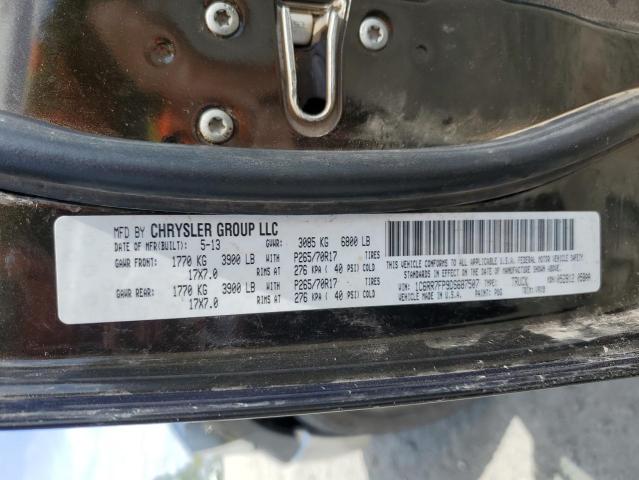 1C6RR7FP9DS687507 - 2013 RAM 1500 ST BLACK photo 12