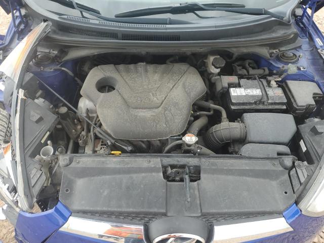 KMHTC6AD8CU042093 - 2012 HYUNDAI VELOSTER Niebieski zdjęcie 11