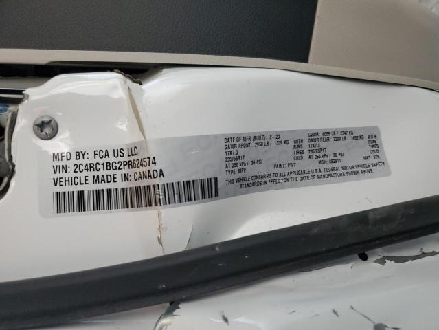 2C4RC1BG2PR624574 - 2023 CHRYSLER PACIFICA TOURING L 白色 照片 13