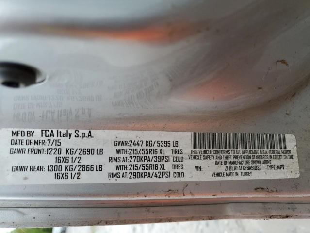 ZFBERFATXF6A91037 - 2015 RAM PROMASTER SILVER photo 14