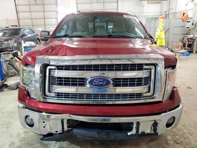 1FTFX1CF3DFD14997 - 2013 FORD F150 SUPER CAB BURGUNDY photo 5