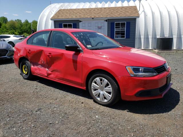 3VW2K7AJXEM239947 - 2014 VOLKSWAGEN JETTA BASE 红色 照片 4