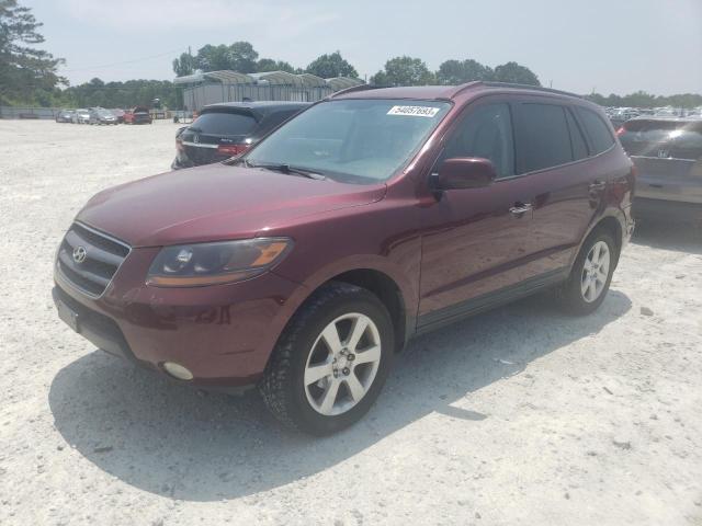 5NMSH13E28H196923 - 2008 HYUNDAI SANTA FE SE MAROON photo 1