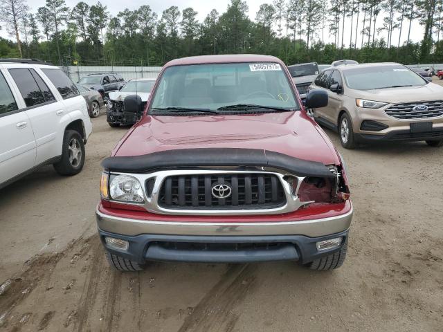 5TEGM92N43Z171967 - 2003 TOYOTA TACOMA DOUBLE CAB PRERUNNER RED photo 5
