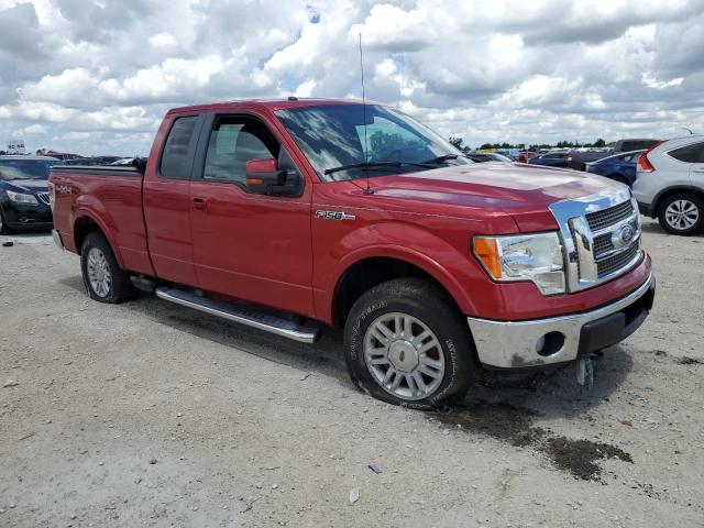 1FTFX1EV2AFC46613 - 2010 FORD F150 SUPER CAB RED photo 4