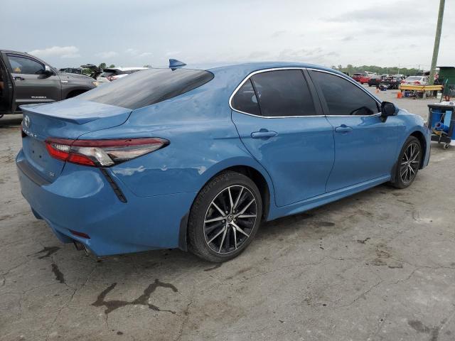 4T1T11AK1PU185349 - 2023 TOYOTA CAMRY SE NIGHT SHADE BLUE photo 3