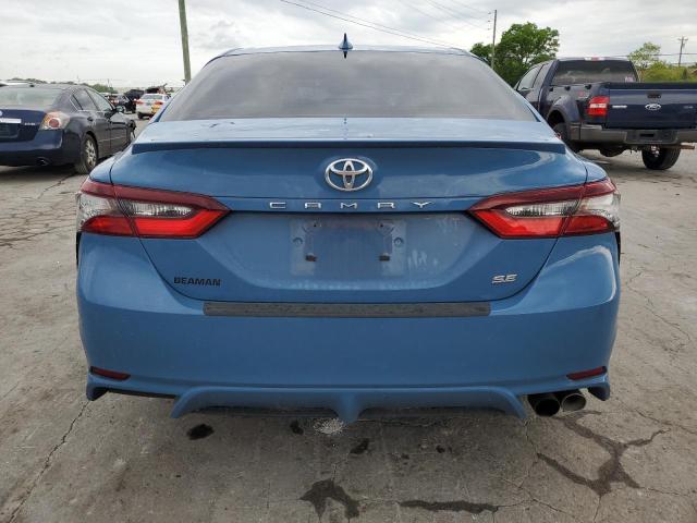 4T1T11AK1PU185349 - 2023 TOYOTA CAMRY SE NIGHT SHADE BLUE photo 6