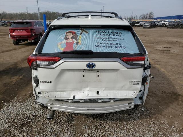 2T3D6RFV9MW020160 - 2021 TOYOTA RAV4 LIMITED WHITE photo 6