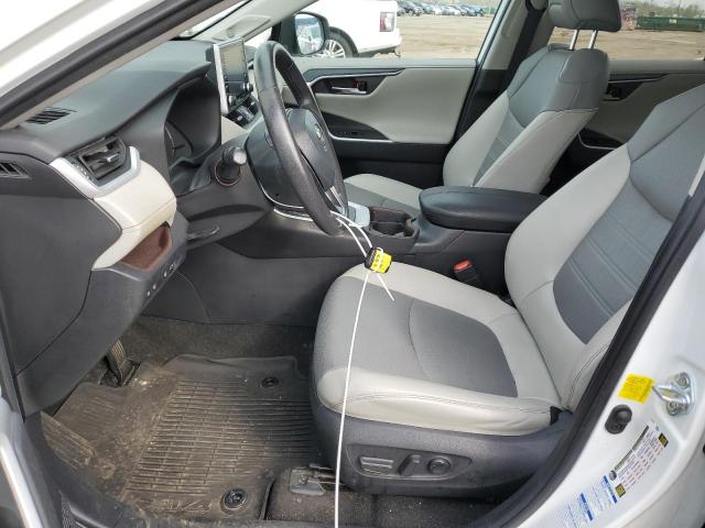 2T3D6RFV9MW020160 - 2021 TOYOTA RAV4 LIMITED WHITE photo 7