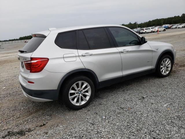 5UXWX9C54D0A15822 - 2013 BMW X3 XDRIVE28I SILVER photo 3