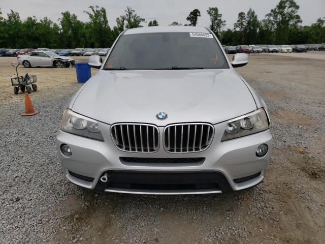 5UXWX9C54D0A15822 - 2013 BMW X3 XDRIVE28I SILVER photo 5