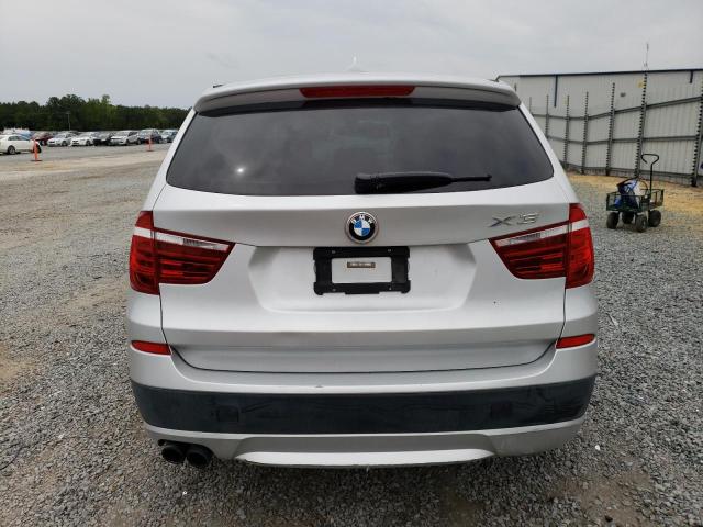 5UXWX9C54D0A15822 - 2013 BMW X3 XDRIVE28I SILVER photo 6