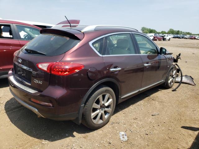 JN1BJ0RR9HM407880 - 2017 INFINITI QX50 MAROON photo 3