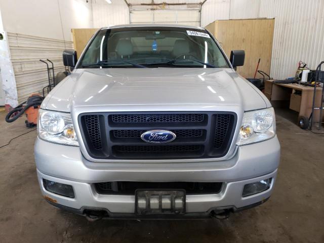 1FTRX14W25NA48794 - 2005 FORD F150 SILVER photo 5