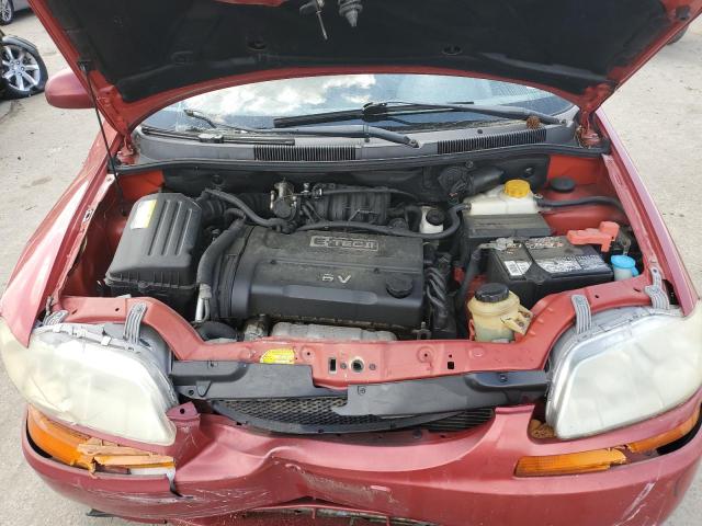 KL1TD52655B306632 - 2005 CHEVROLET AVEO BASE Qırmızı foto 11