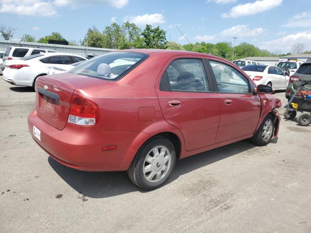 KL1TD52655B306632 - 2005 CHEVROLET AVEO BASE Qırmızı foto 3