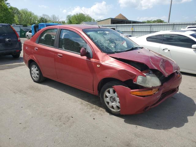 KL1TD52655B306632 - 2005 CHEVROLET AVEO BASE Qırmızı foto 4