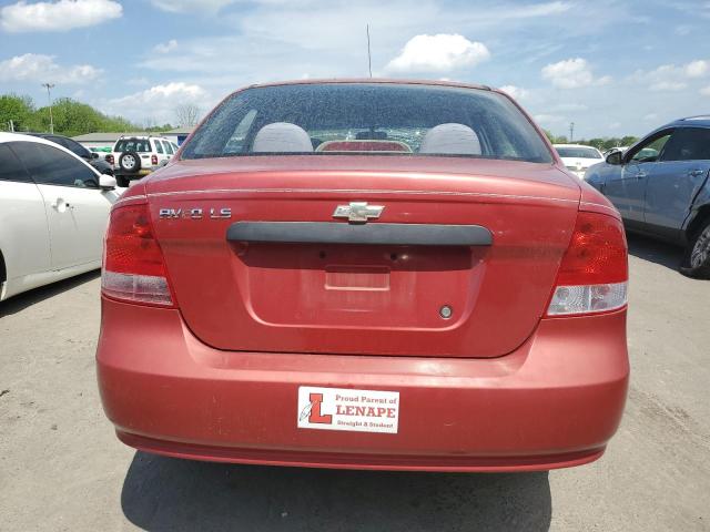KL1TD52655B306632 - 2005 CHEVROLET AVEO BASE Qırmızı foto 6
