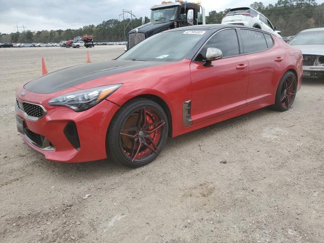 KNAE55LC8J6019353 - 2018 KIA STINGER GT2 RED photo 1