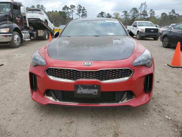 KNAE55LC8J6019353 - 2018 KIA STINGER GT2 RED photo 5