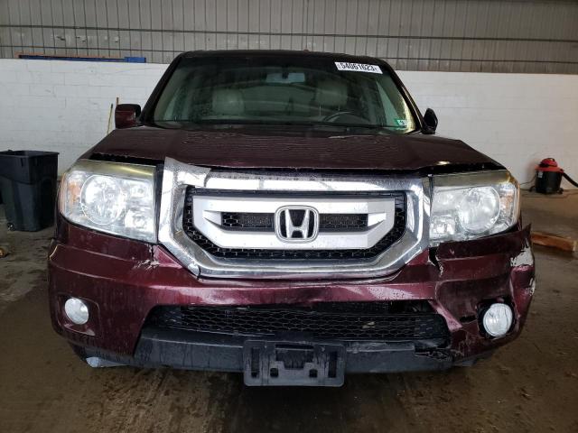 5FNYF4H59AB022817 - 2010 HONDA PILOT EXL MAROON photo 5